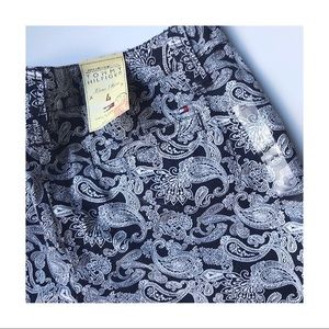 Tommy Hilfiger Navy Paisley Low Rise Shorts NWT